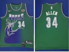 Nike Milwaukee Bucks #34 Ray Allen Green Basketball Jersey