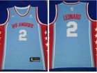 Nike Los Angeles Clippers #2 Kawhi Leonard Light Blue Throwback Jersey