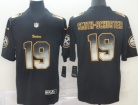 Pittsburgh Steelers #19 JuJu Smith-Schuster Black Arch Smoke Vapor Limited Jersey