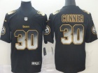 Pittsburgh Steelers #30 James Conner Black Arch Smoke Vapor Limited Jersey