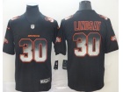 Denver Broncos #30 Phillip Lindsay Black Arch Smoke Vapor Limited Jersey