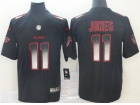 Atlanta Falcons #11 Julio Jones Black Arch Smoke Vapor Limited Jersey