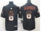 Cleveland Browns #6 Baker Mayfield Black Arch Smoke Vapor Limited Jersey