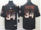 Chicago Bears #34 Walter Payton Black Arch Smoke Vapor Limited Jersey