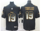 Minnesota Vikings #19 Adam Thielen Black Arch Smoke Vapor Limited Jersey