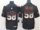 Denver Broncos #58 Von Miller Black Arch Smoke Vapor Limited Jersey