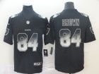 Oakland Raiders #84 Antonio Brown Black Arch Smoke Vapor Limited Jersey