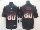 San Francisco 49ers #80 Jerry Rice Black Arch Smoke Vapor Limited Jersey