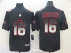 San Francisco 49ers #16 Joe Montana Black Arch Smoke Vapor Limited Jersey