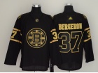 Adidas Boston Bruins #37 Patrice Bergeron Black Golden Hockey Jersey