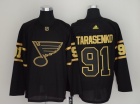 Adidas St.Louis Blues #91 Vladimir Tarasenko Black Golden Hockey Jersey