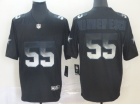 Dallas Cowboys #55 Leighton Vander Esch Black Arch Smoke Vapor Limited Jersey