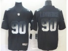 Dallas Cowboys #90 Demarcus Lawrence Black Arch Smoke Vapor Limited Jersey