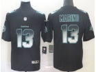 Miami Dolphins #13 Dan Marino Black Arch Smoke Vapor Limited Jersey