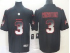 Tampa Bay Buccaneers #3 Jameis Winston Black Arch Smoke Vapor Limited Jersey