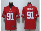 Buffalo Bills #91 Ed Oliver Red Men's Vapor Untouchable Limited Jersey