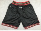 Philadelphia 76ers Black Throwback Just-don Shorts