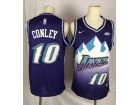 Nike Utah Jazz #10 Mike Conley Purple Throwabck Jersey