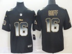 Los Angeles Rams  #16 Jared Goff Black Arch Smoke Vapor Limited Jersey