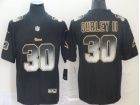 Los Angeles Rams  #30 Todd Gurley Black Arch Smoke Vapor Limited Jersey