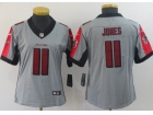 Woman Atlanta Falcons #11 Julio Jones Gray Inverted Legend Limited Jersey