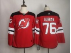 Women Adidas New Jersey Devils #76 P.K. Subban Red Hockey Jersey