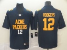 Green Bay Packers #12 Aaron Rodgers Navy Blue City Edition Limited Jersey