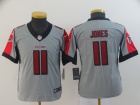 Youth Atlanta Falcons #11 Julio Jones Gray Inverted Legend Limited Jersey