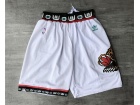 Memphis Grizzlies White Basketball Shorts