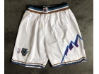 Utah Jazz White Basketball Shorts