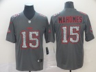 Kansas City Chiefs #15 Patrick Mahomes Gray Fashion Static Limited Jersey