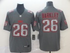 New York Giants #26 Saquon Barkley Gray Fashion Static Limited Jersey