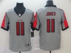 Atlanta Falcons #11 Julio Jones Gray Inverted Legend Limited Jersey