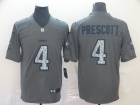 Dallas Cowboys #4 Dak Prescott Gray Fashion Static Limited Jersey