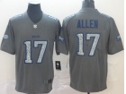 Buffalo Bills #17 Josh Allen Gray Fashion Static Limited Jersey