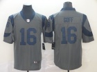 Los Angeles Rams #16 Jared Goff Gray Inverted Legend Limited Jersey