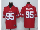 Buffalo Bills #95 Kyle Williams Red Color Rush Limited Jersey