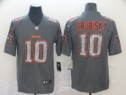 Chicago Bears #10 Mitch Trubisky Gray Fashion Static Limited Jersey