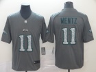 Philadelphia Eagles #11 Carson Wentz Gray Fashion Static Limited Jersey