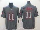 Atlanta Falcons #11 Julio Jones Gray Fashion Static Limited Jersey