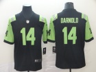 New York Jets #14 Sam Darnold Black City Edition Vapor Limited Jersey