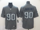 Dallas Cowboys #90 Demarcus Lawrence  Gray Fashion Static Limited Jersey