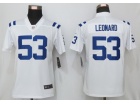 Woman Indianapolis Colts #53 Darius Leonard White Vapor Limited Jersey