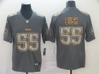 Pittsburgh Steelers #55 Devin Bush Gray Fashion Static Limited Jersey