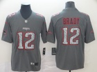 New England Patriots #12 Tom Brady Gray Fashion Static Limited Jersey