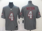 Houston Texans #4 Deshaun Waston Gray Fashion Static Limited Jersey