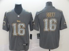 Los Angeles Rams #16 Jared Goff Gray Fashion Static Limited Jersey