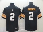 Pittsburgh Steelers #2 Mason Rudolph Black New Style Vapor Limited Jersey