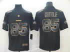 San Francisco 49ers #85 George Kittle Black Golden Vapor Limited Jersey