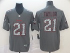 Washington Redskins #21 Sean Taylor Gray Fashion Static Limited Jersey